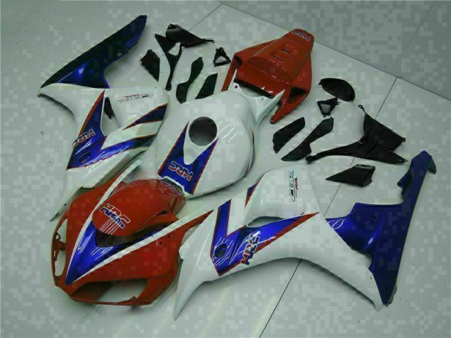 ABS Carenado Motocicleta Honda CBR 1000 RR 2004-2005 - Rojo Blanco