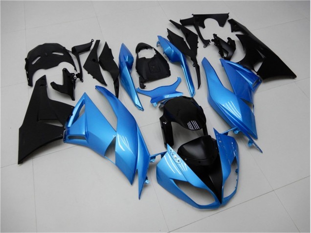 ABS Carenado Motocicleta Kawasaki ZX6R 2009-2012 - Azul Negro