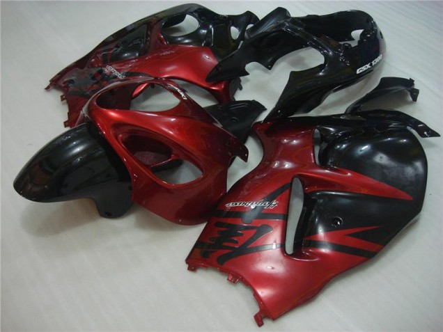 ABS Carenado Motocicleta Suzuki GSXR 1300 Hayabusa 1996-2007 - Rojo Negro