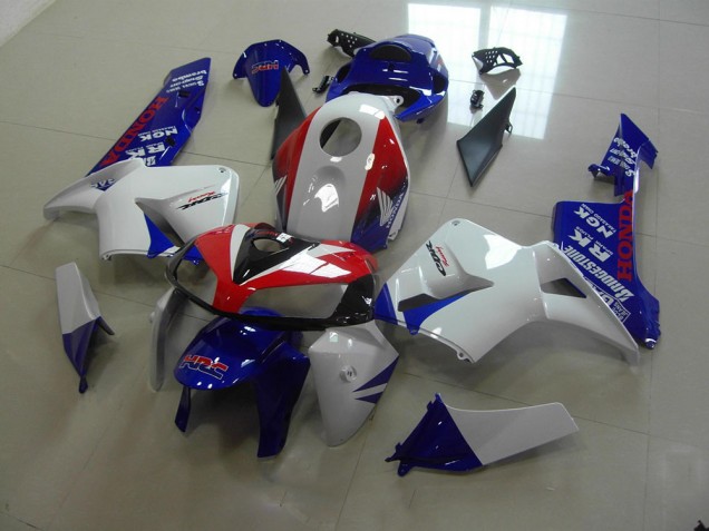 ABS Kits Carenado Moto Honda CBR 600 RR 2005-2006 - Blanco Azul Rojo HRC