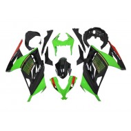 ABS Kits Carenado Moto Kawasaki EX300 2013-2016 - Verde Negro