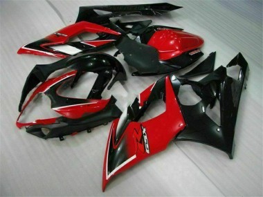 ABS Kits Carenado Moto Suzuki GSXR 1000 K5 2005-2006 - Rojo Negro