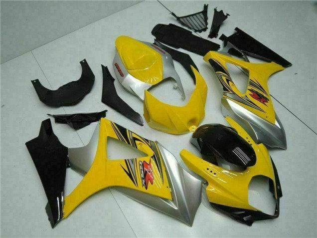 ABS Kits Carenado Moto Suzuki GSXR 1000 K7 2007-2008 - Amarillo