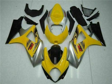 ABS Kits Carenado Moto Suzuki GSXR 1000 K7 2007-2008 - Amarillo