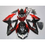 ABS Kits Carenado Moto Suzuki GSXR 1000 K7 2007-2008 - Negro Rojo