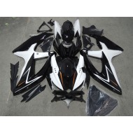 ABS Kits Carenado Moto Suzuki GSXR 600 K8 2008-2010 - Negro Blanco