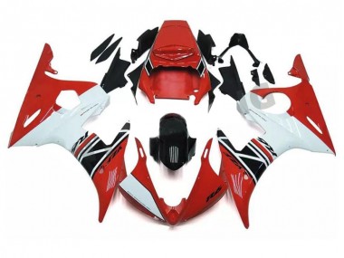 ABS Kits Carenado Moto Yamaha R6 2003-2005 - Rojo Blanco Negro