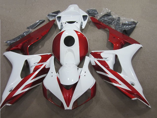 ABS Moto Plástica Honda CBR 1000 RR 2006-2007 - Rojo Blanco