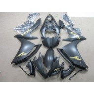 ABS Moto Plástica Yamaha R1 2007-2008 - Negro Oro Calcomanías