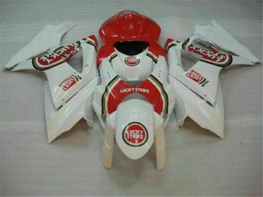 ABS Moto Plástico Suzuki GSXR 1000 K7 2007-2008 - Rojo Blanco