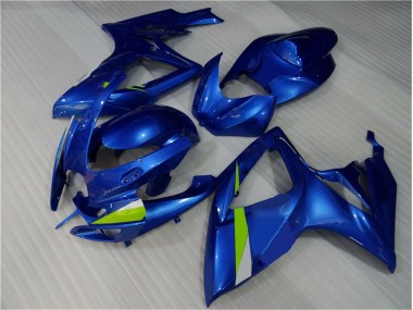 ABS Moto Plástico Suzuki GSXR 600 / 750 K6 2006-2007 - Azul