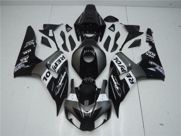 ABS Moto Plásticos Honda CBR 1000 RR 2004-2005 - Gris Negro Repsol