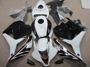 ABS Moto Plásticos Honda CBR 600 RR 2009-2012 - Negro Blanco