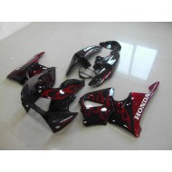 ABS Moto Plásticos Honda CBR 900 RR 919 1998-1999 - Negro Rojo