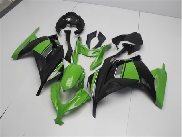 ABS Moto Plásticos Kawasaki EX300 2013-2016 - Verde Negro