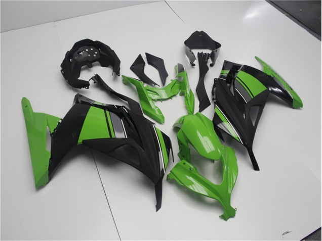 ABS Moto Plásticos Kawasaki EX300 2013-2016 - Verde Negro