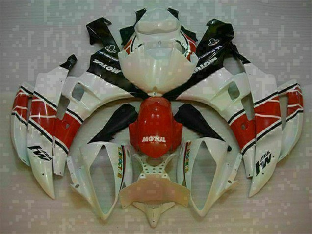 ABS Moto Plásticos Yamaha R6 2006-2007 - Rojo Blanco