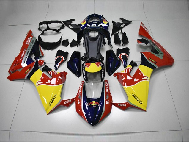 Carenado Moto Honda CBR 1000 RR 2017-2023 - Azul Amarillo Rojo Red Bull