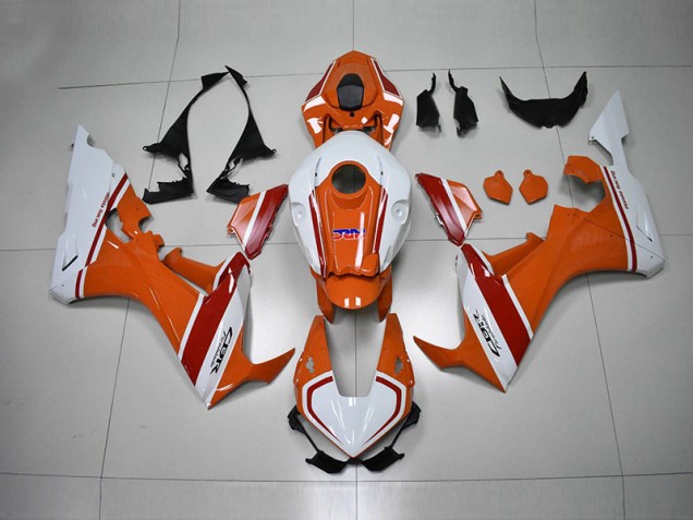 Carenado Moto Honda CBR 1000 RR 2017-2023 - Naranja Blanco HRC