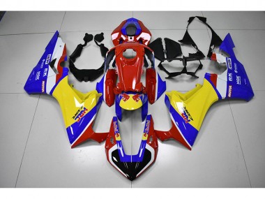 Carenado Moto Honda CBR 1000 RR 2017-2023 - Rojo Amarillo Azul HRC Red Bull