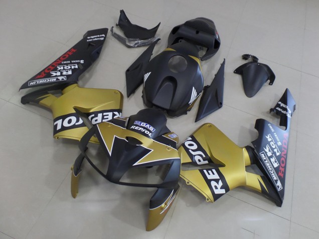 Carenado Moto Honda CBR 600 RR 2005-2006 - Negro Oro Repsol