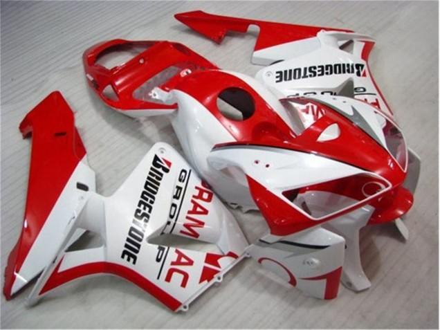 Carenado Moto Honda CBR 600 RR 2005-2006 - Rojo Blanco