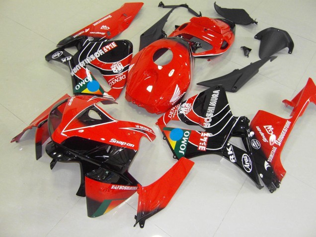 Carenado Moto Honda CBR 600 RR 2005-2006 - Rojo Negro Jomo