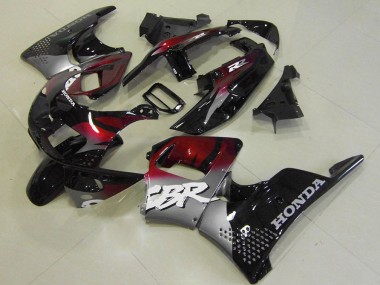 Carenado Moto Honda CBR 900 RR 893 1996-1997 - Rojo Negro Plata