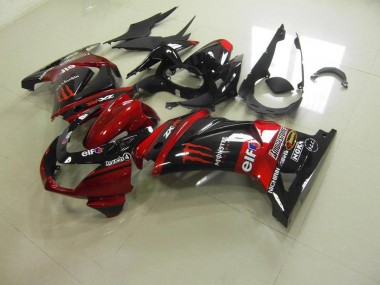 Carenado Moto Kawasaki ZX 250R 2008-2012 - Caramelo Rojo Monster