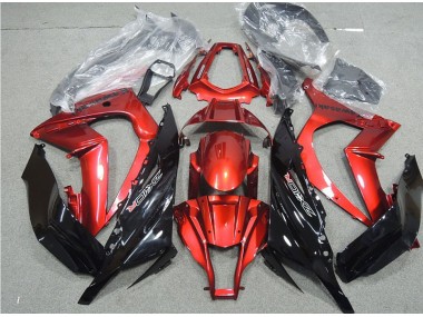 Carenado Moto Kawasaki ZX10R 2011-2015 - Negro Rojo