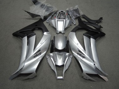 Carenado Moto Kawasaki ZX10R 2011-2015 - Plata Negro Ninja