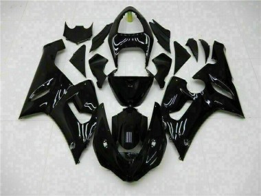 Carenado Moto Kawasaki ZX6R 2005-2006 - Brillante Negro