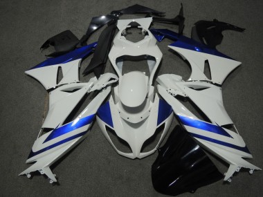 Carenado Moto Kawasaki ZX6R 2009-2012 - Blanco Azul