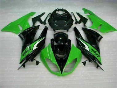 Carenado Moto & Plástico Kawasaki ZX6R 2009-2012 - Negro Verde