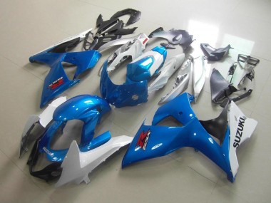 Carenado Moto Suzuki GSXR 1000 K9 2009-2016 - Blanco Azul