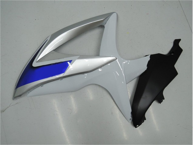 Carenado Moto Suzuki GSXR 600 / 750 K8 2008-2010 - Blanco Plata Azul