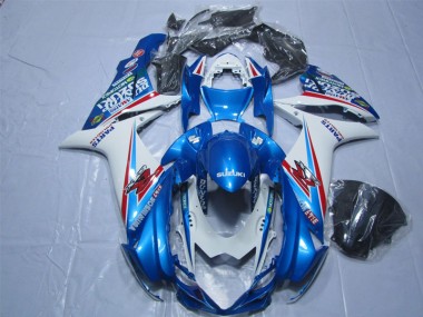 Carenado Moto Suzuki GSXR 600 K11 2011-2021 - Azul Blanco