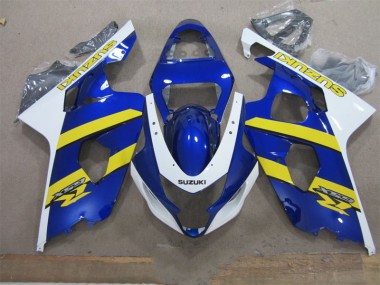 Carenado Moto Suzuki GSXR 600 K4 2004-2005 - Azul Blanco Amarillo