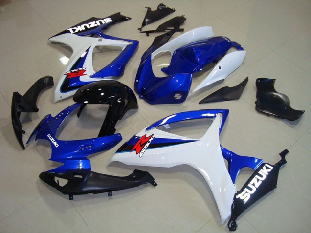 Carenado Moto Suzuki GSXR 750 K6 2006-2007 - Azul Blanco Negro