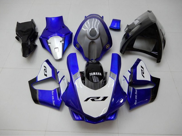 Carenado Moto Yamaha R1 2015-2019 - Azul Blanco