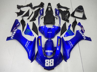 Carenado Moto Yamaha R1 2015-2019 - Azul Monster 88