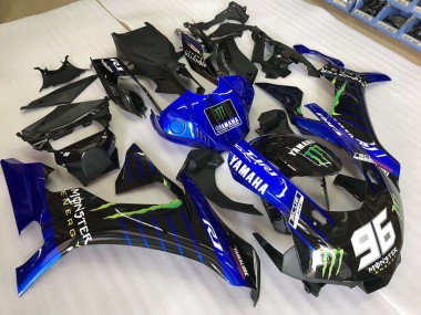 Carenado Moto Yamaha R1 2015-2019 - Monster Energy