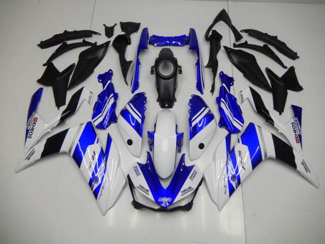 Carenado Moto Yamaha R3 2015-2022 - Azul Blanco Azul Blanco ENEOS