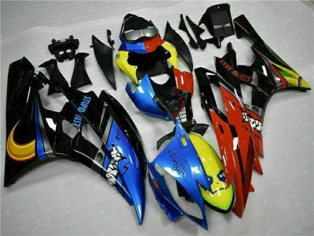 Carenado Moto Yamaha R6 2006-2007 - Amarillo Azul Rojo