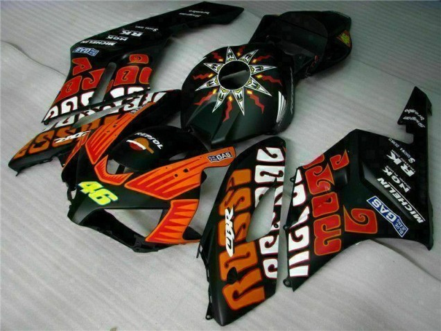 Carenado & Plástico Moto Honda CBR 1000 RR 2004-2005 - Negro Naranja