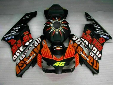 Carenado & Plástico Moto Honda CBR 1000 RR 2004-2005 - Negro Naranja