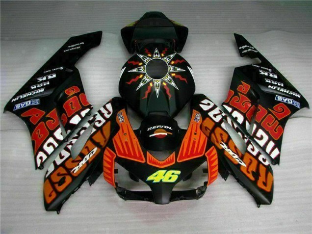 Carenado & Plástico Moto Honda CBR 1000 RR 2004-2005 - Negro Naranja