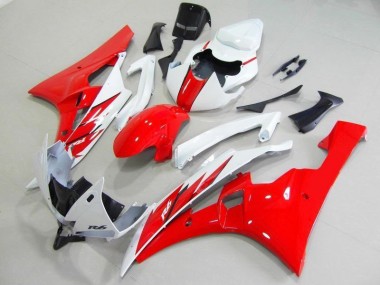 Carrocería Motocicletas Yamaha R6 2006-2007 - Rojo Blanco