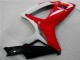 Inyección Kits Carenado Moto Suzuki GSXR 600 / 750 K6 2006-2007 - Rojo Blanco