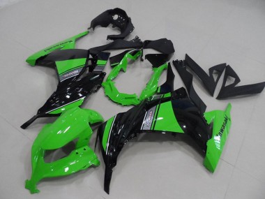 Kit Carenado ABS Completo Kawasaki ZX 300R 2013-2016 - Negro Verde